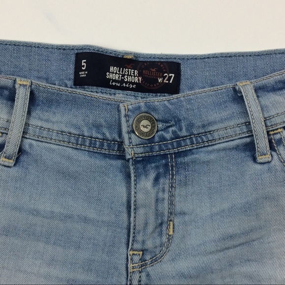 Hollister Faded Denim Jean Shorts - Picture 4 of 4